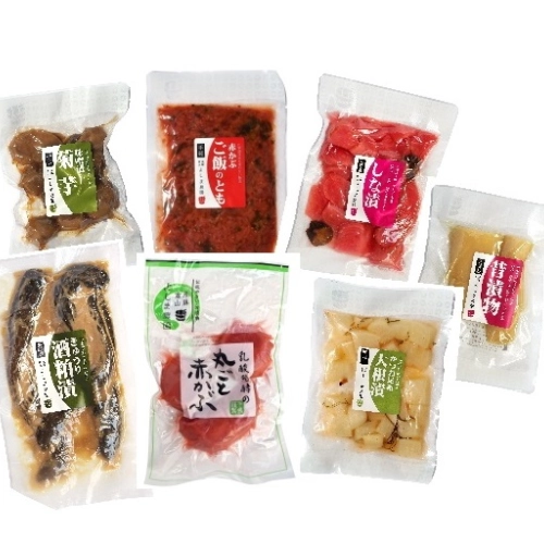 高山朝市のお漬物セット