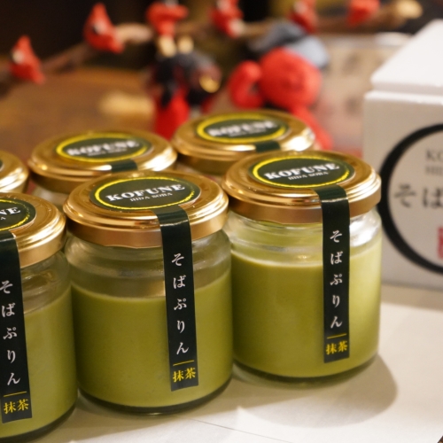 そばぷりん　抹茶　６個入り　とろ～り食感！　販売期間： R5年12月15日（金）まで